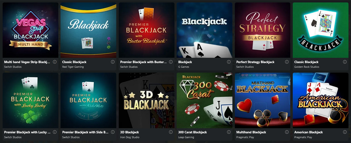 Az 1Bet Rulett, Blackjack & Más Asztali Játékai