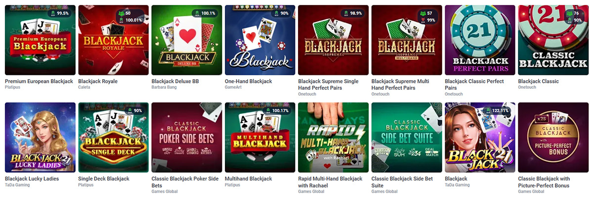 A 20bet Rulett, Blackjack & Más Asztali Játékai