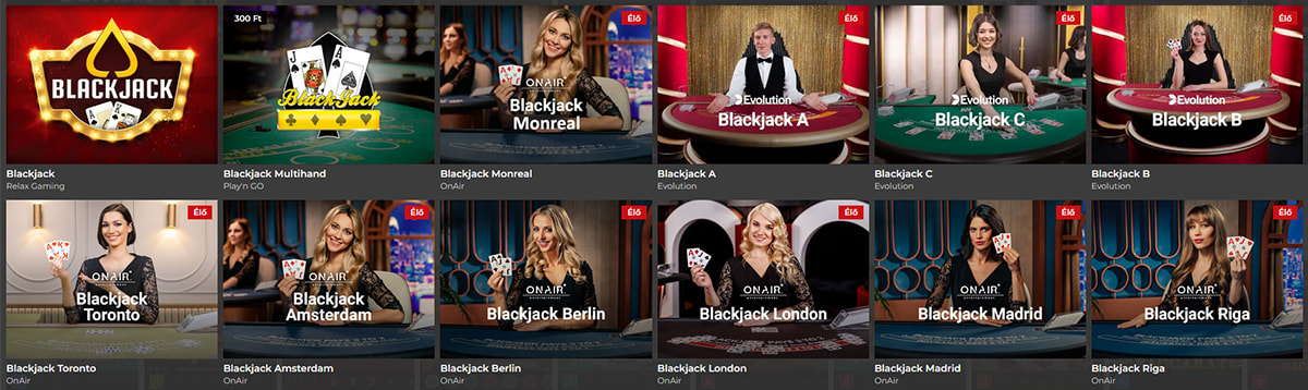 A 32Red Rulett, Blackjack & Más Asztali Játékai