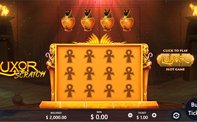 Luxor Scratch Kaparós Sorsjegy Wizard Games