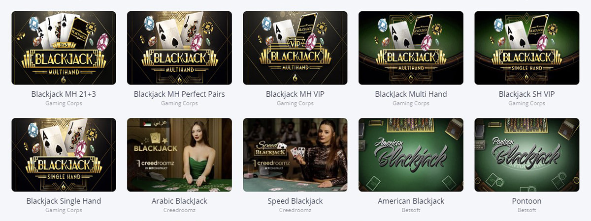 A Mr Bet Rulett, Blackjack & Más Asztali Játékai