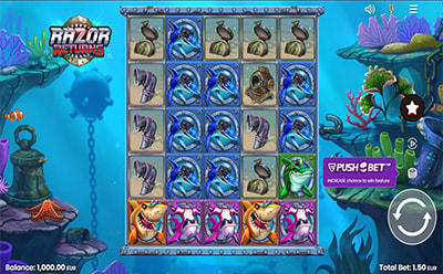 Razor Returns online nyerőgép a Revolution Casinóban