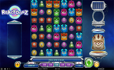 A Reactoonz Nyerőgépes Játék a 32Red HU Online Kaszinóban