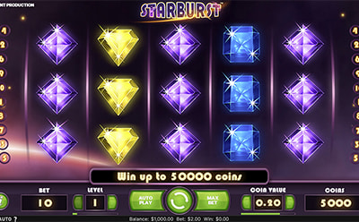 A Starburst Nyerőgépes Játék a Dolly Casino HU Online Kaszinóban