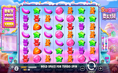 A Sugar Rush Nyerőgépes Játék a Fresh Casino Kínálatában