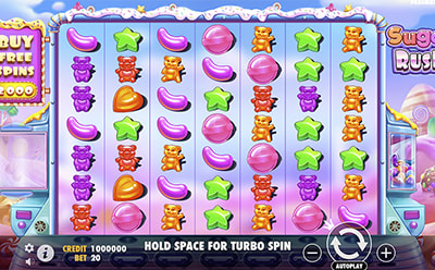 A Sugar Rush Nyerőgépes Játék a Wazamba HU Online Kaszinóban