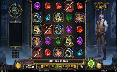 A Tome of Madness Nyerőgépes Játék a 32Red HU Online Kaszinóban